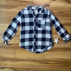 Abercrombie & Fitch Women’s Plaid Button Up Shirt, Size Small